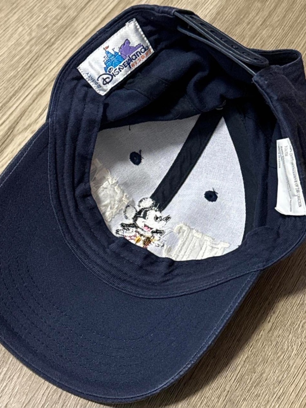 Disneyland Navy Blue Adjustable Baseball Cap - Disneyland Brand